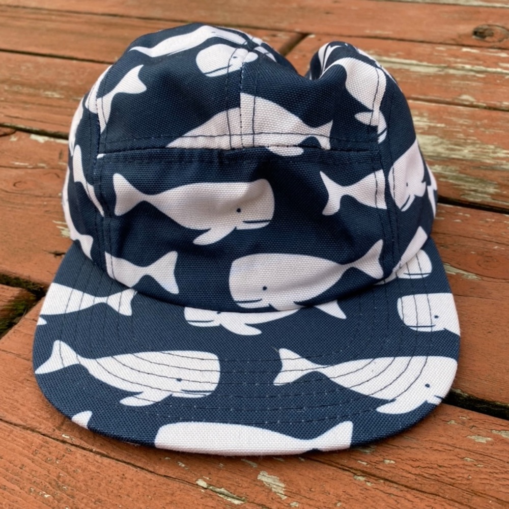 Chuck Originals whale print 5 panel hat
